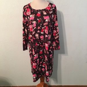 Dress Works Plus Size Dog Puppy Love Dress XXL NWT